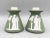 20th Century English Style Green Jasperware Candle Holder- a Pair For Sale - Image 10 of 10