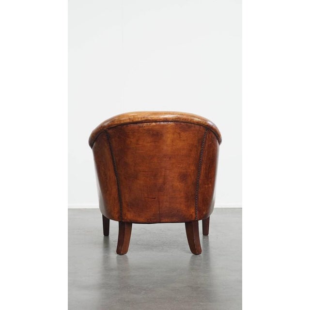 Sheepskin Club Chair For Sale - Image 4 of 16