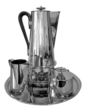 Coffee Service With Tray Tommi Parzinger Dorlyn Silversmith