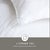 All Season Premium White Duck Down Duvet with TENCELTM Lyocell Organic Cotton Shellm Twin For Sale - Image 4 of 7