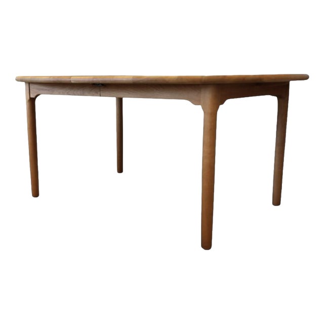 Dining Table in Oak with Extension Leaves by Kurt Østervig for Kp Møbler, 1960s For Sale