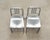 Pair of Emeco 'Navy' Bar Counter Stools in Brushed Aluminum For Sale - Image 12 of 17
