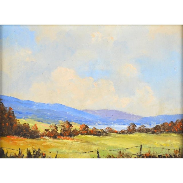 Mid 20th Century Charles Reid 1937-2019 New England Landscape Painting Signed For Sale - Image 5 of 7