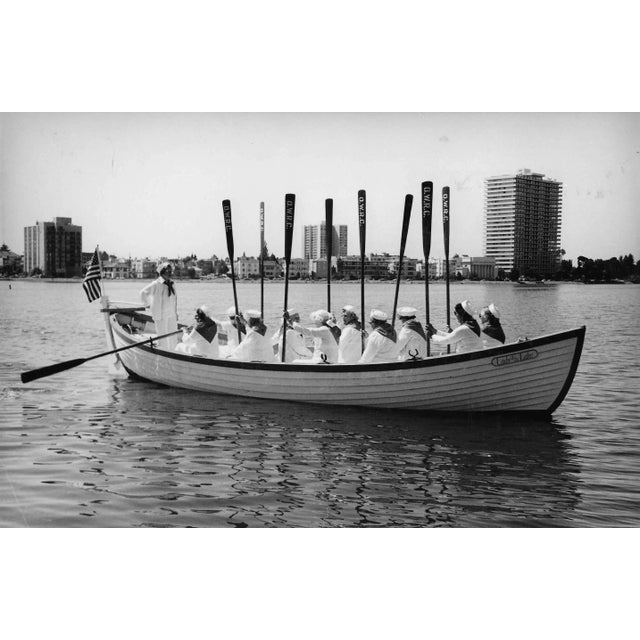 1986 California Ladies Rowing Club Black and White Photograph For Sale