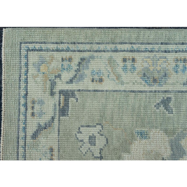 Early 21st Century Turkish Oushak Rug 2'10"x 5'6" #19191 For Sale - Image 5 of 8