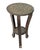 Wood Vintage Marquetry Wood Inlay Round Side Table, Circa 1940 For Sale - Image 7 of 11