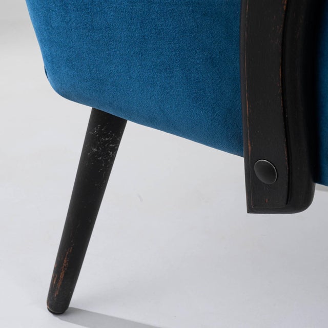 20th Century Danish Upholstered Armchair For Sale - Image 10 of 18