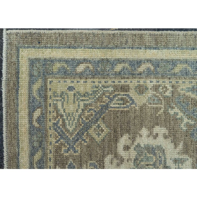 Turkish Oushak Rug 2'11" x 6'7" #19453 For Sale - Image 4 of 8