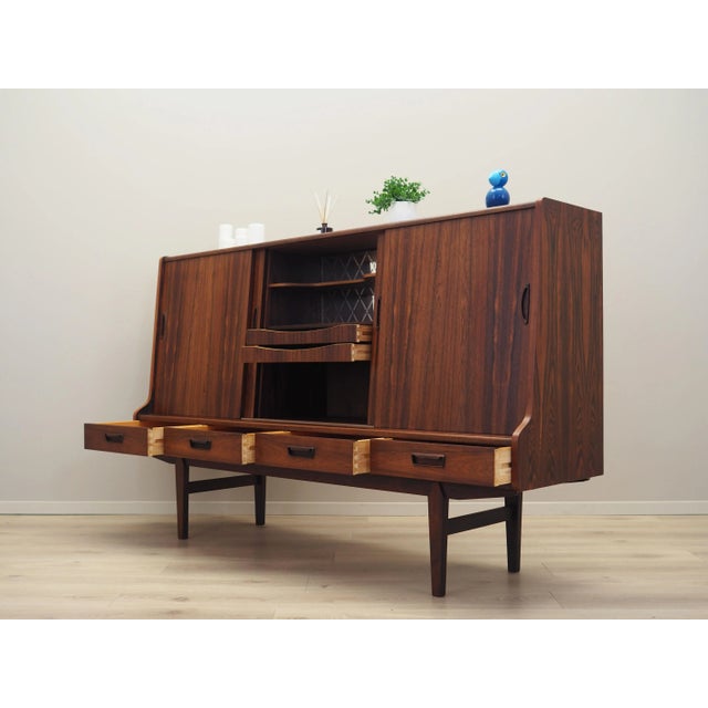 1960s Vintage Danish Rosewood Highboard, 1960s For Sale - Image 5 of 13
