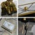 Late 20th Century Neoclassic Brass Lion Low Desk Lamp Rectangular Black Shade For Sale - Image 10 of 13