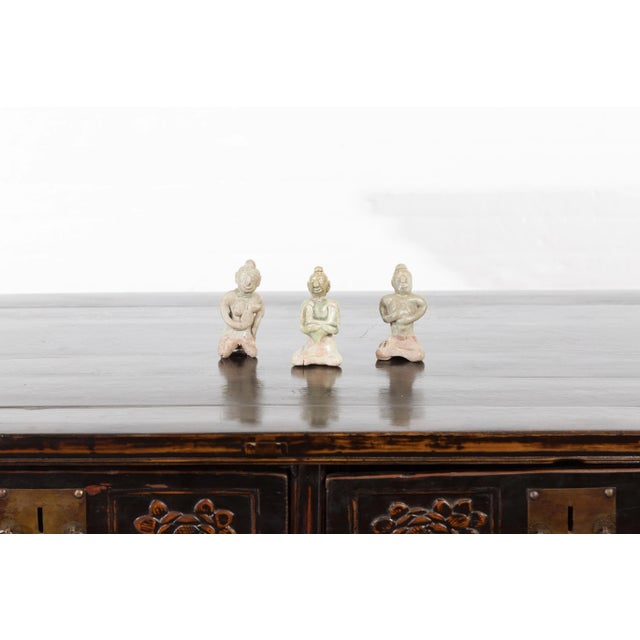 15th Century & Earlier 14th or 15th Century Ceramic Fertility Figures from Thailand - Set of 3 For Sale - Image 5 of 12