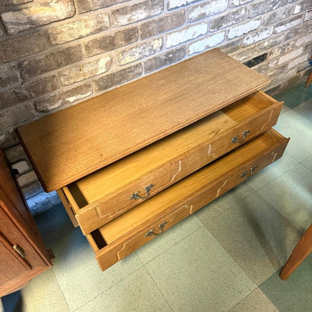 Mid 20th Century Mid 20th Century Danish Brutalist Hall Chest by Henning Kjærnulf, Attributed For Sale - Image 5 of 5