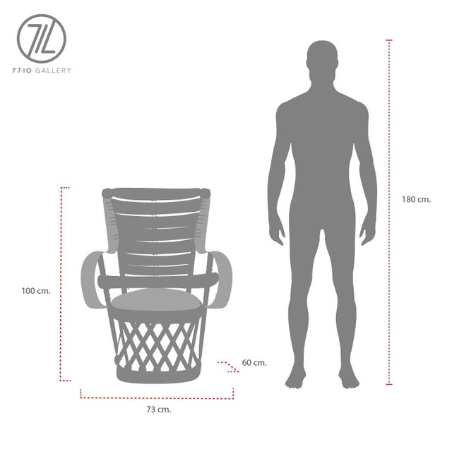 Vintage Equipal Chair Deer Leather Mexico 1940s For Sale - Image 13 of 18