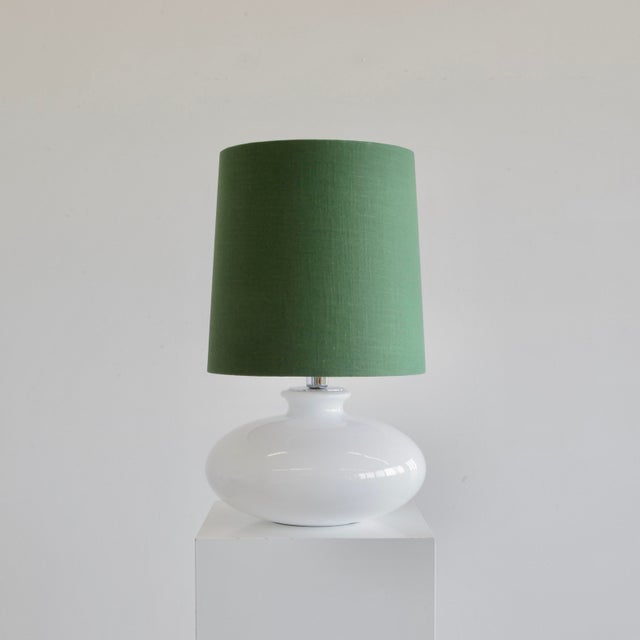 Vintage French Table Lamp with Illuminated Base, 1970s For Sale - Image 6 of 8