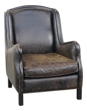 Club Chair in Cowhide Leather
