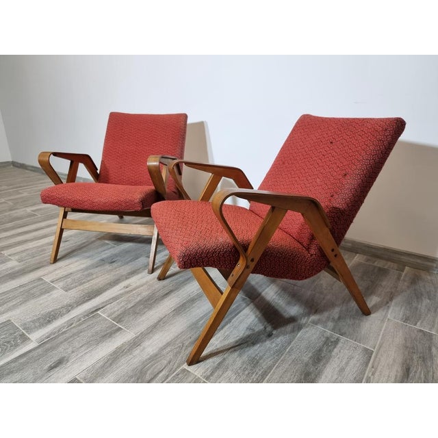 Set of Armchairs by Fantisek Points for Tatra For Sale - Image 9 of 14