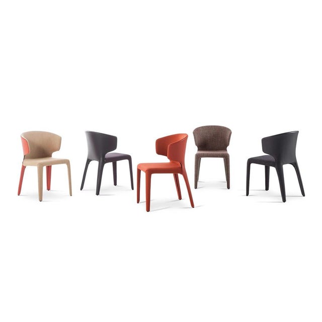 Hannes wettstein set of five hola 367 chair for cassina among cassina’s best-sellers, hola is a design chair also...