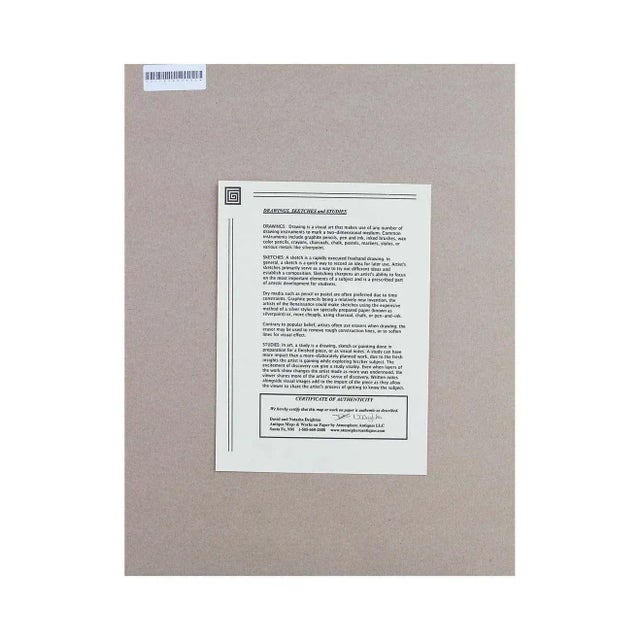 Late 20th Century 20th Century Scientific Drawing of an Orange Spotted Filefish by David and Natasha Deighton For Sale - Image 5 of 6