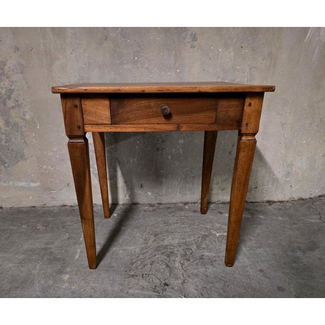 18th Century Provincial Walnut Writing Table For Sale - Image 10 of 10