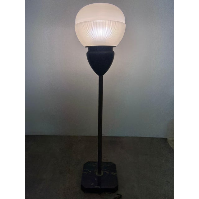 Black Floor Lamp by Sergio Mazza for Artemide, 1960s For Sale - Image 8 of 8
