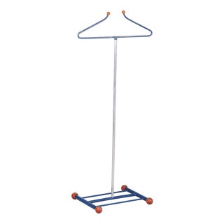 Czech Bauhaus Coat Rack in Chrome-Plated and Lacquered Steel, 1920s For Sale