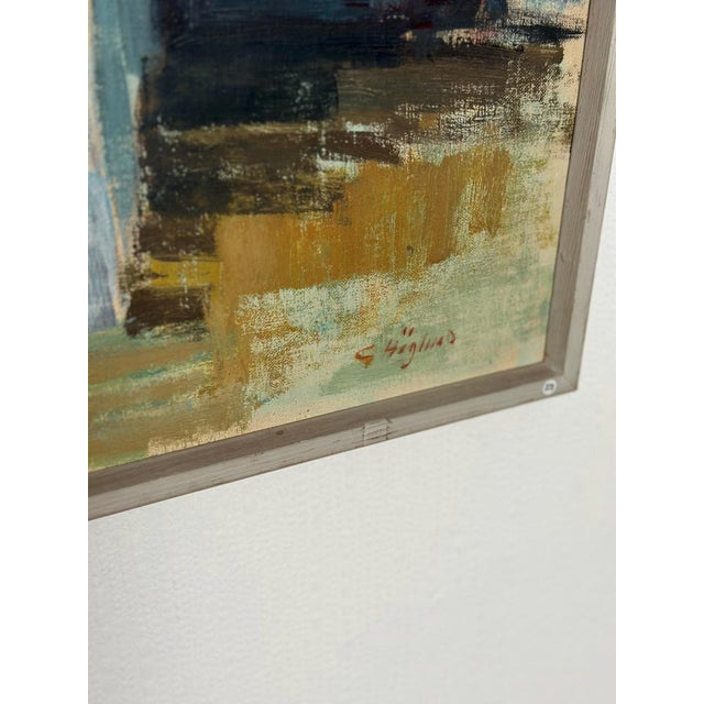 Gustaf Höglund, City, 1950s, Oil on Canvas, Framed For Sale - Image 12 of 17
