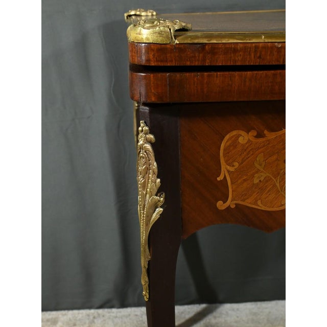 Late 19th Century Louis XV Mahogany Games Table For Sale - Image 16 of 18