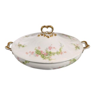 Late 18th Century William Guerin Limoges Covered Casserole Dish Is Gue5 For Sale