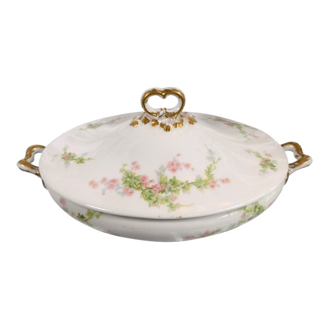 Late 18th Century William Guerin Limoges Covered Casserole Dish Is Gue5 For Sale