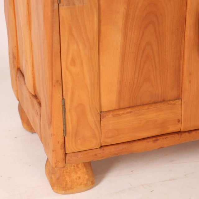 Small Carved Wood Chest of Drawers, 1980s For Sale - Image 16 of 18