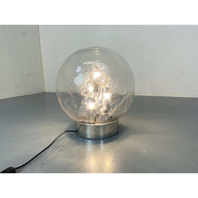 Vintage Space Age Sputnik Globe Table Lamp from Doria Leuchten, 1970s For Sale - Image 9 of 17