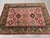 2000 - 2009 Pink Kazak Tribal Rug With Green Border, 4'11" X 6'8" For Sale - Image 5 of 13