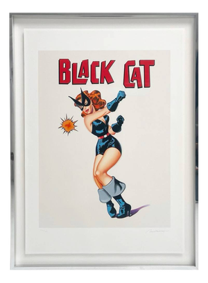 Mel Ramos, Black Cat, 1990s, Screen Print