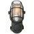 Industrial Vintage Industrial Grey and Clear Glass Wall Lamp from Industria Rotterdam For Sale - Image 3 of 5