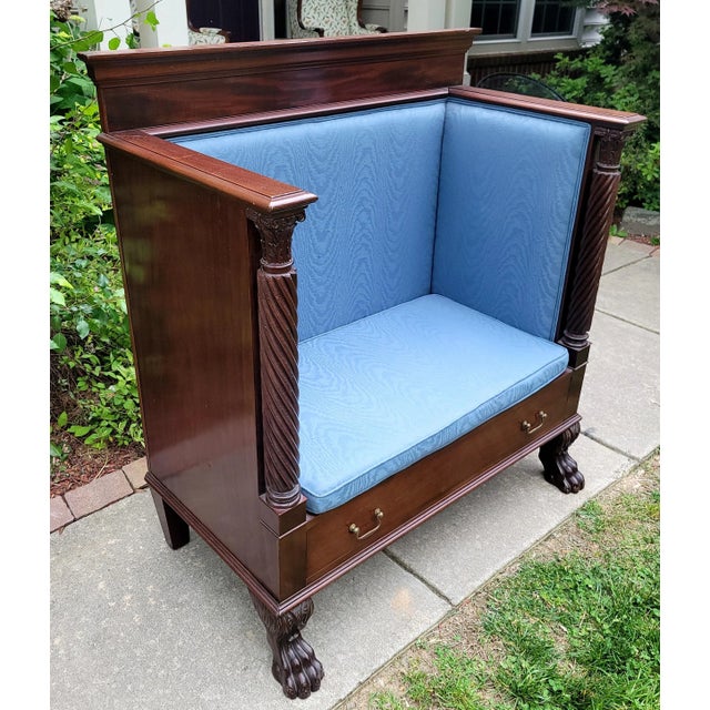 Antique Empire Style Hall Bench For Sale - Image 9 of 9