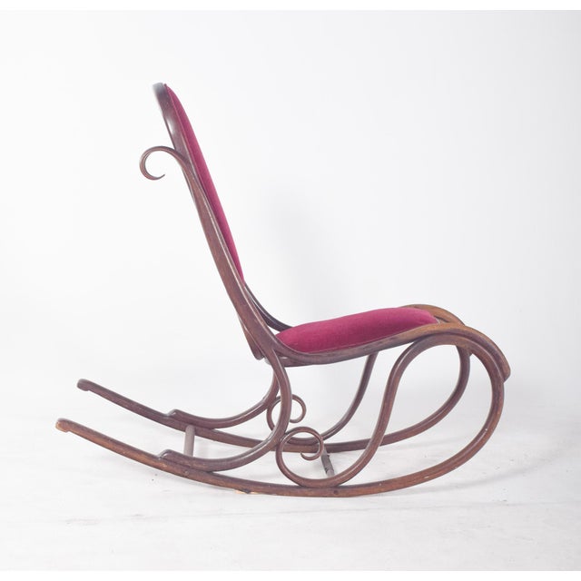 English Rocking Chair, 1890s For Sale - Image 4 of 11