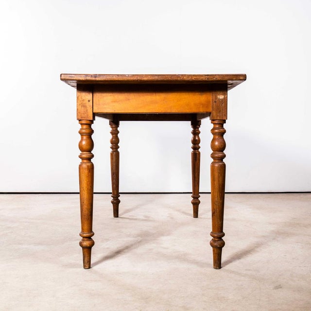 Small French Bobbin Leg Dining Table, 1940s For Sale - Image 6 of 10