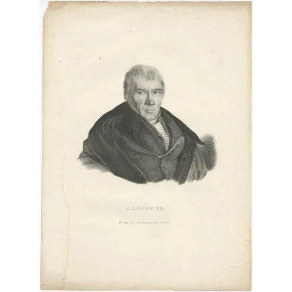 Portrait of Jean-Guillaume Garnier, 1850s, Paper For Sale