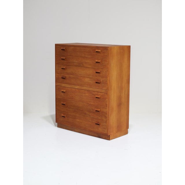 Tall Chest of Drawers in Teak by Børge Mogensen for Søborg, 1960s For Sale - Image 14 of 14