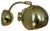 Adjustable Brass Wall Lights, Sweden, 1970, Set of 2 For Sale
