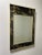 LaBarge eglomise chinoiserie mirror with rare black background. These are hand-painted in reverse on the back of the glass...