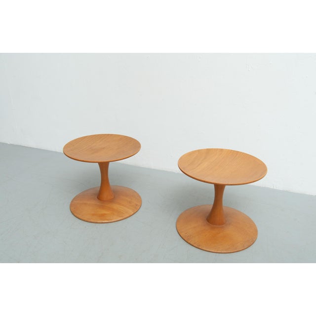 Stools by Nanna Ditzel for Kolds Sawmill, 1960s, Set of 2 For Sale - Image 14 of 16