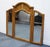 Bassett Bassett Furniture Solid Oak Traditional American Colonial Revival 56" Tri-View Mirror 2085-246 For Sale - Image 4 of 8