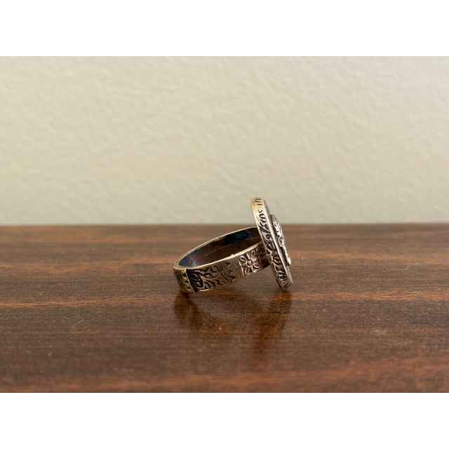 Ancient Roman Portrait Signet Ring on Custom Museum Mount For Sale - Image 12 of 12