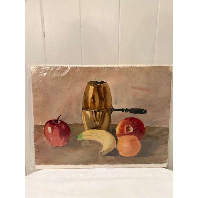 1950s 1950s Set of 4 - Original Watercolor Still-Life Paintings by Mabel Boettger For Sale - Image 5 of 12