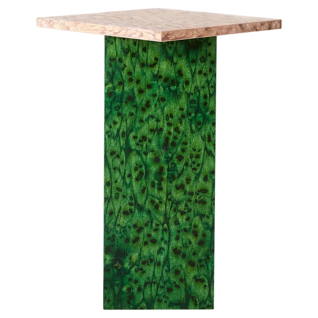 Rectangle Slim Osis Rectangle Base Side Table by Llot Llov For Sale