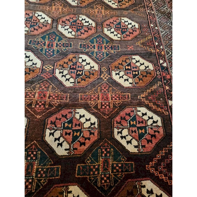 Vintage Baluchi Rug in Wool, 1960s For Sale - Image 9 of 12