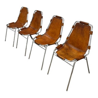 1960s Les Arcs Chairs by Charlotte Perriand- Set of 4 For Sale