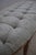 Uttermost Tufted Seat Weathered Wood Bed or Window Bench For Sale - Image 10 of 13