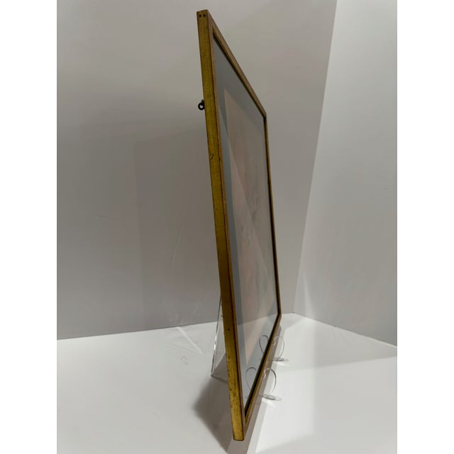 Artist Signed 1963 Woman and Child Abstract Figural Artwork Framed For Sale In Atlanta - Image 6 of 8